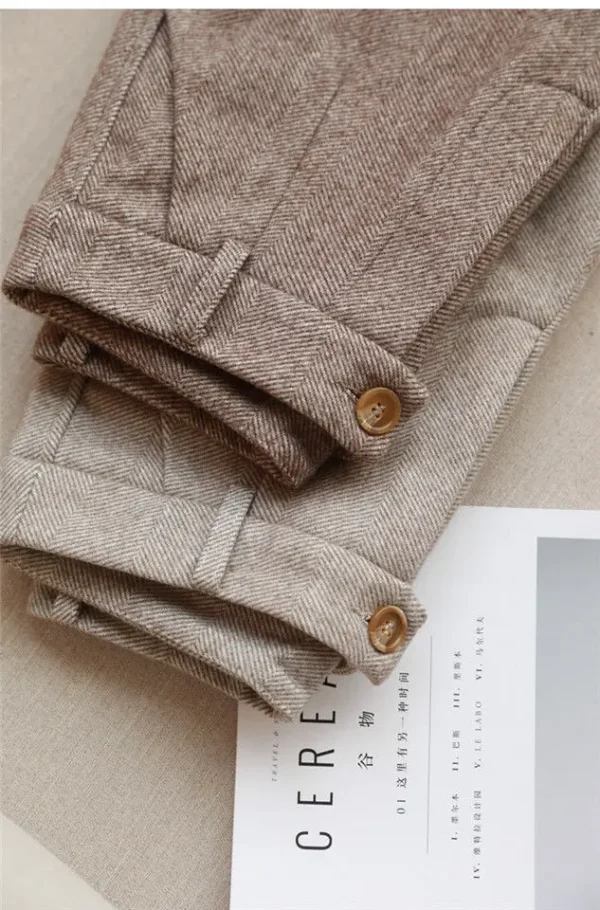 بنطلون نسائي صوف كلاسيك