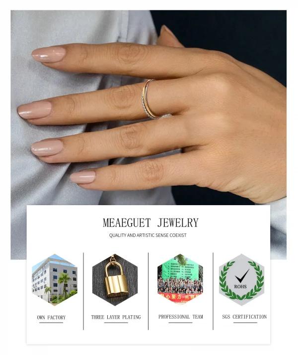 خاتم ذهبي بسيط