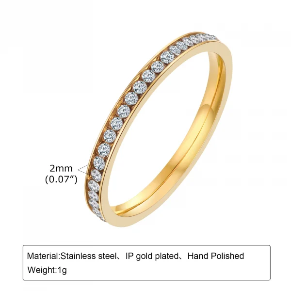 خاتم ذهبي بسيط