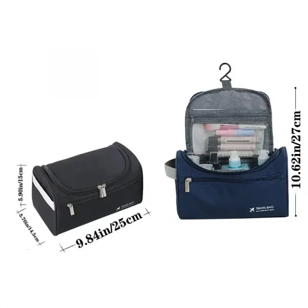 حقيبة أدوات سفر جلدية